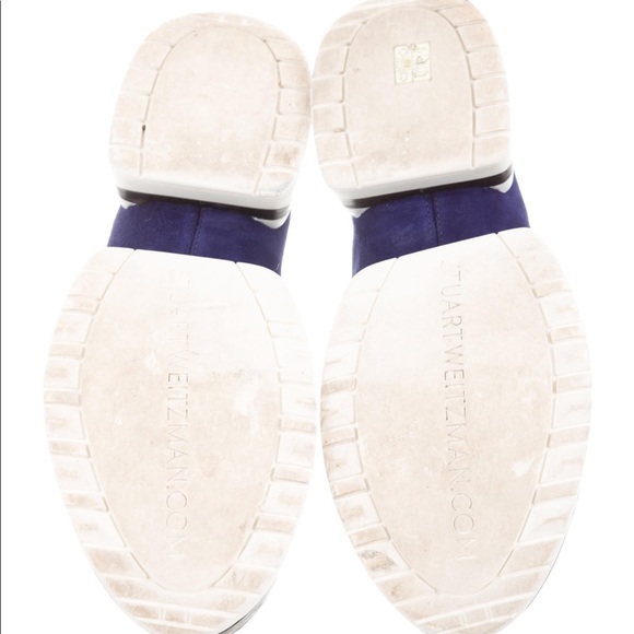 Stuart Weizmann suede sneakers sz 7.5 - Picture 5 of 5